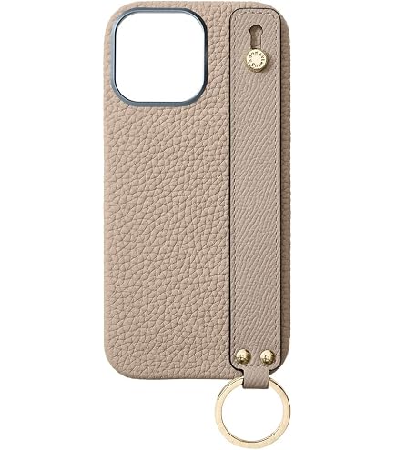 ボナベンチュラ　iPhone16 ケース　グレージュ Amazon.co.jp: 【BONAVENTURA】(for iPhone16Pro Max) ハンドル付き